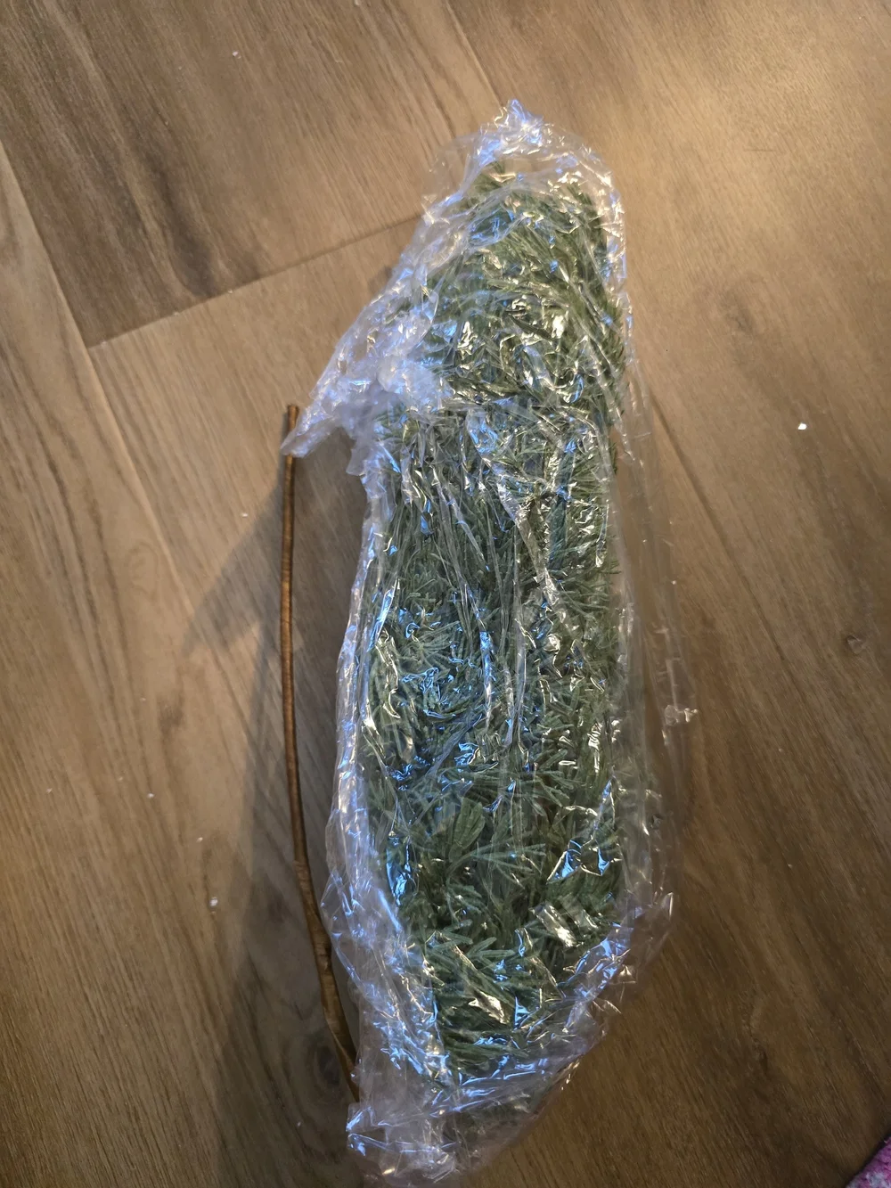 Artificial Cedar Greenery Spray Bundle - Green Home Holiday Foliage. 6 Pcs. NWT.